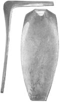 Early Wide Style Buttplate, sand cast nickel silver
Overall 5-1/8", width 2-1/8", comb 2-3/4" Early Wide Style Buttplate, sand cast nickel silver
Overall 5-1/8", width 2-1/8", comb 2-3/4"